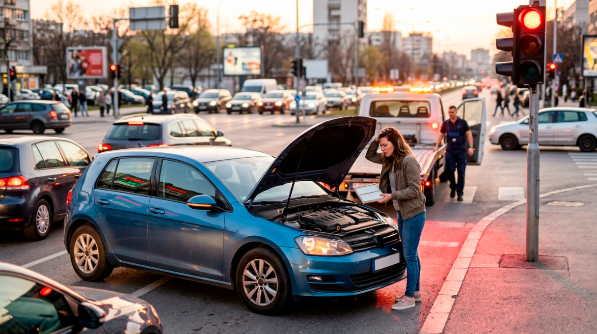 Авто глохнет на светофоре
